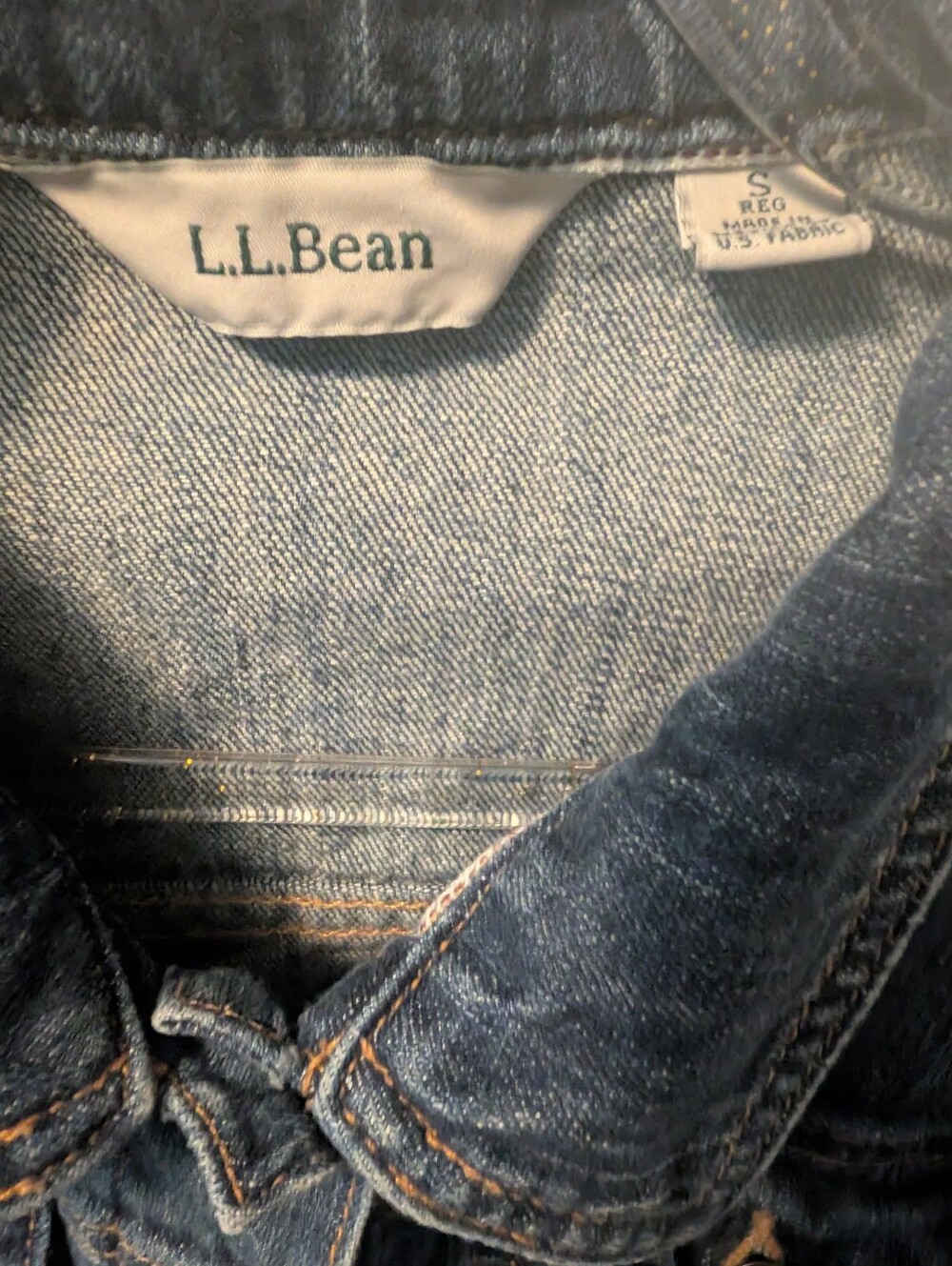 L.L. Bean Women's Dark Blue Denim Jacket - Picture 3 of 4